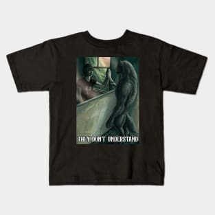 Wolf Ripping Shirt Meme, They Don't Understand Wolf Kids T-Shirt